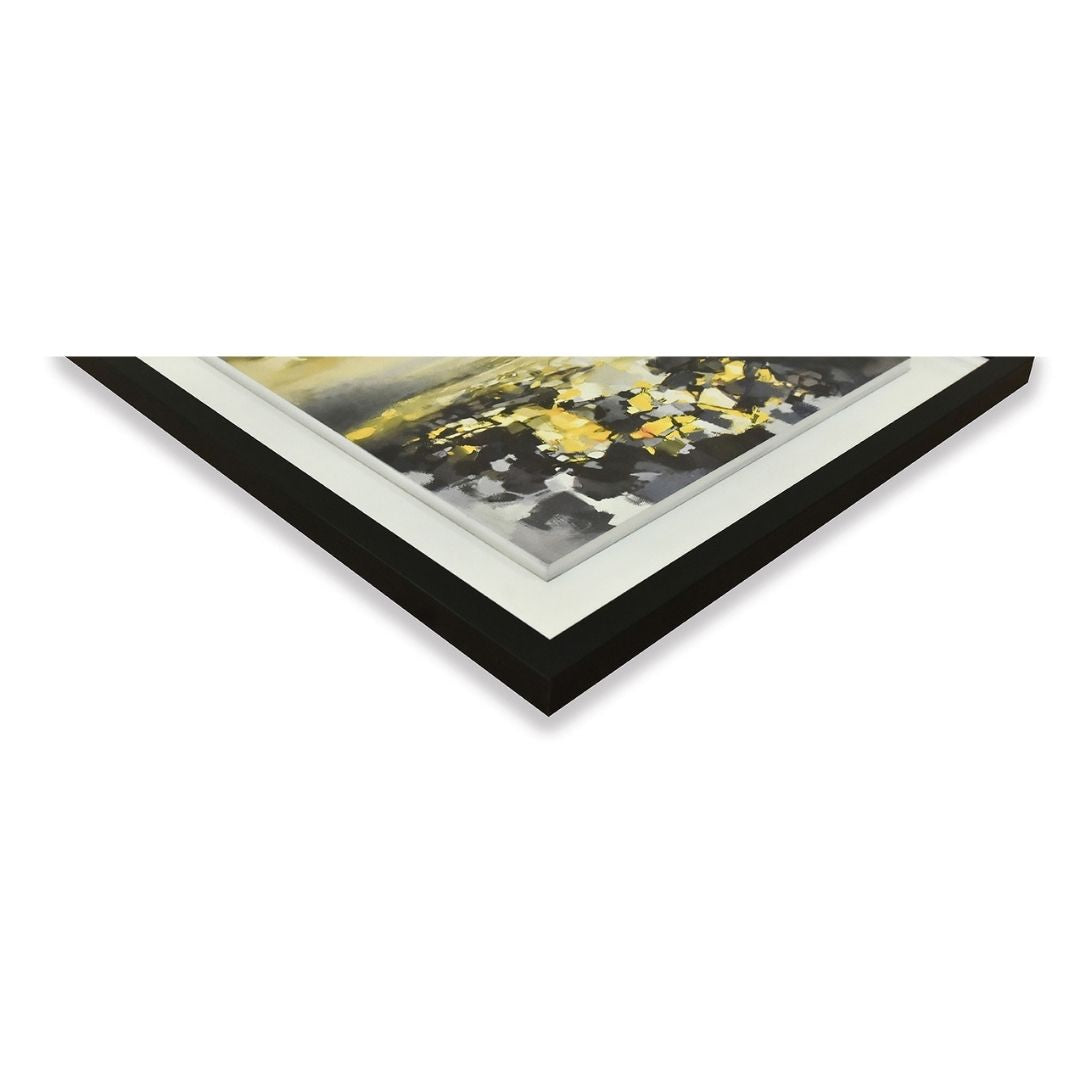 Yellow Matter Framed Wall Art 40x40