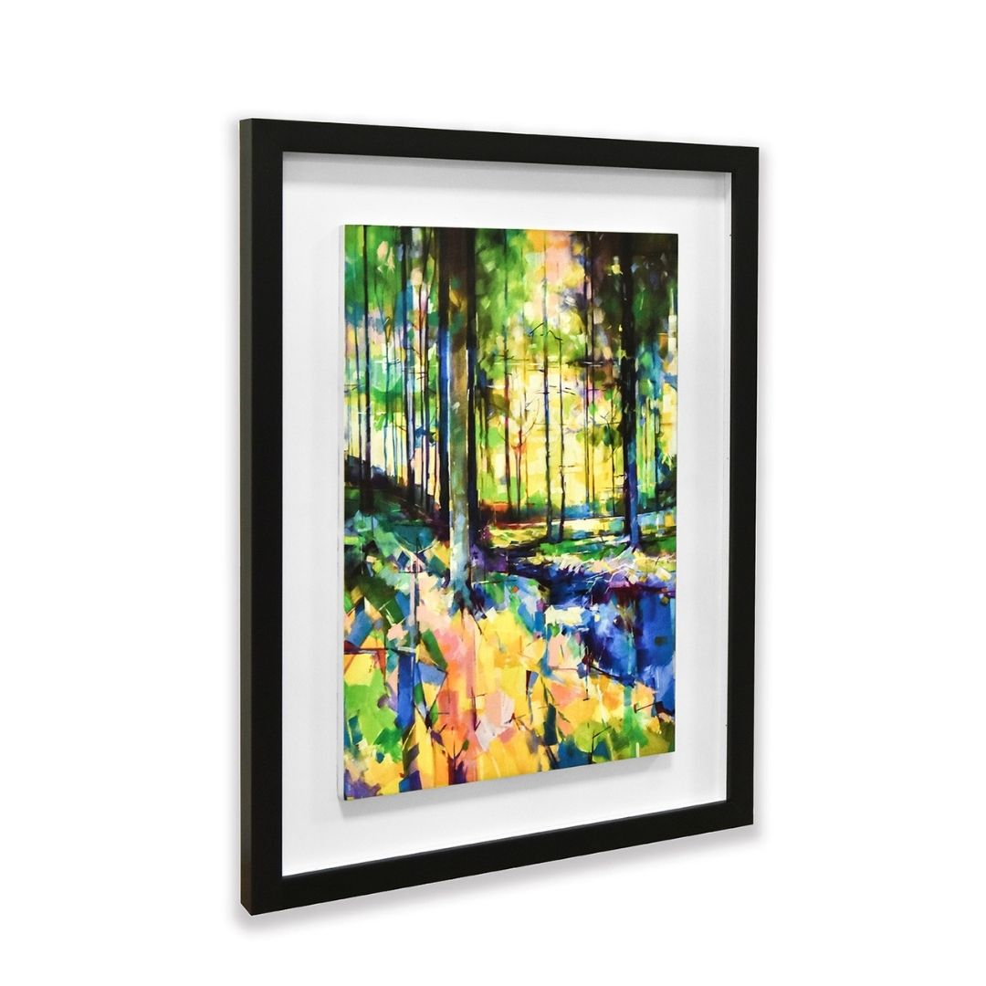Little Staple Edge Wood Framed Wall Art 30x40
