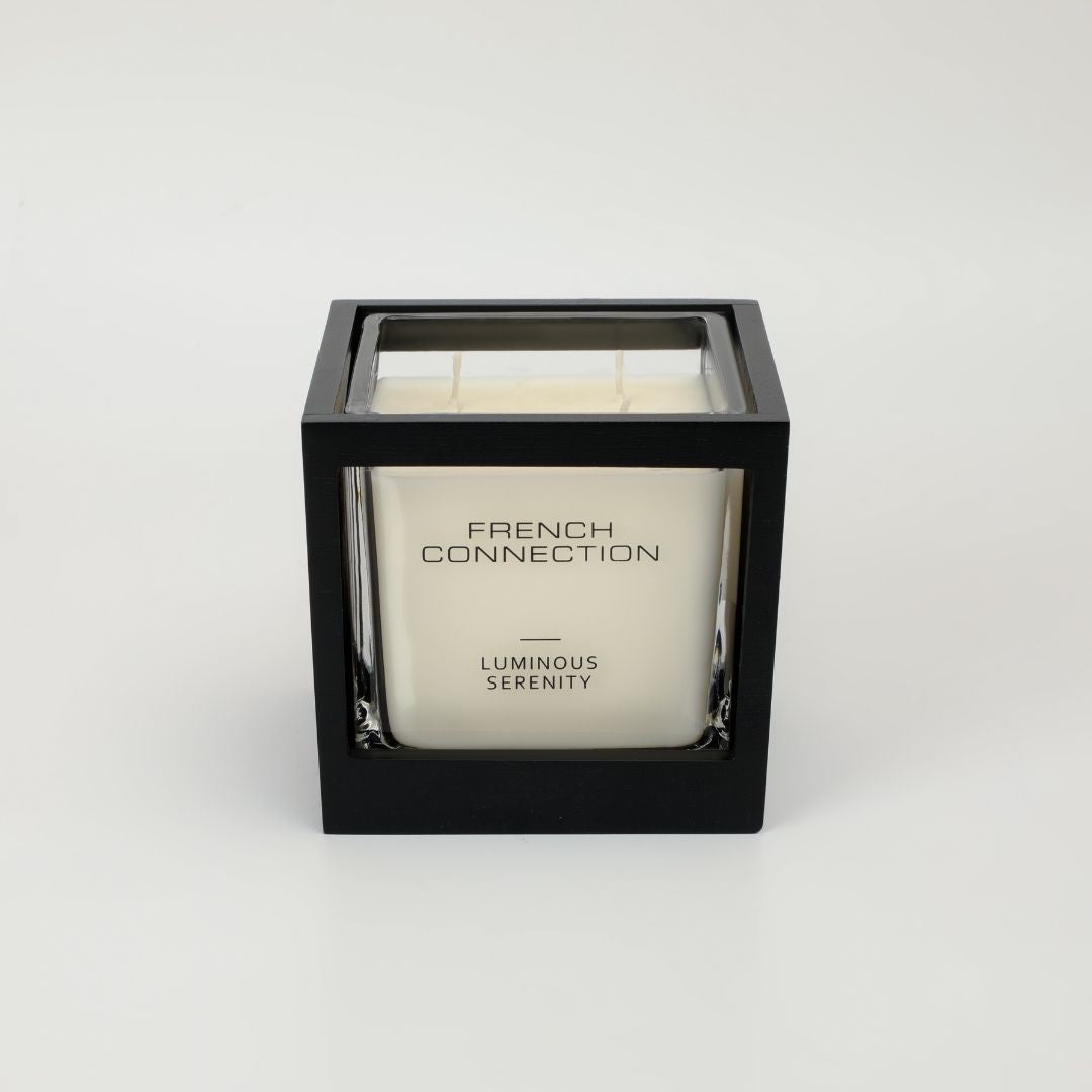 French Connection 4 Wick Scented Candle Luminous Serenity