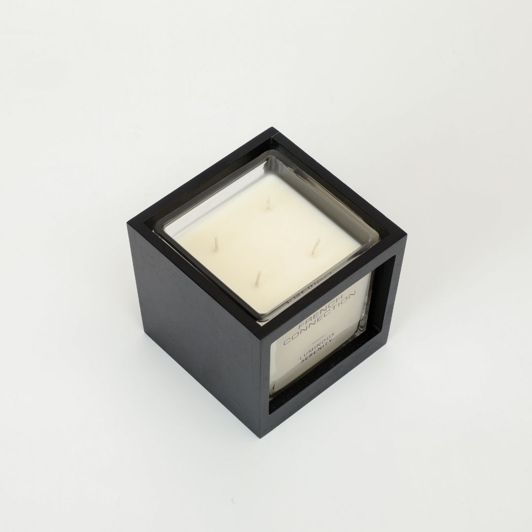 French Connection 4 Wick Scented Candle Luminous Serenity