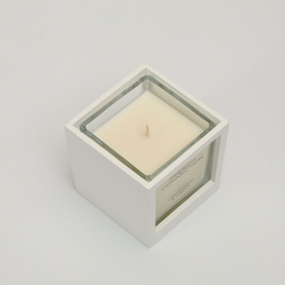 French Connection Medium 1 Wick Scented Candle Lemongrass & Ginger