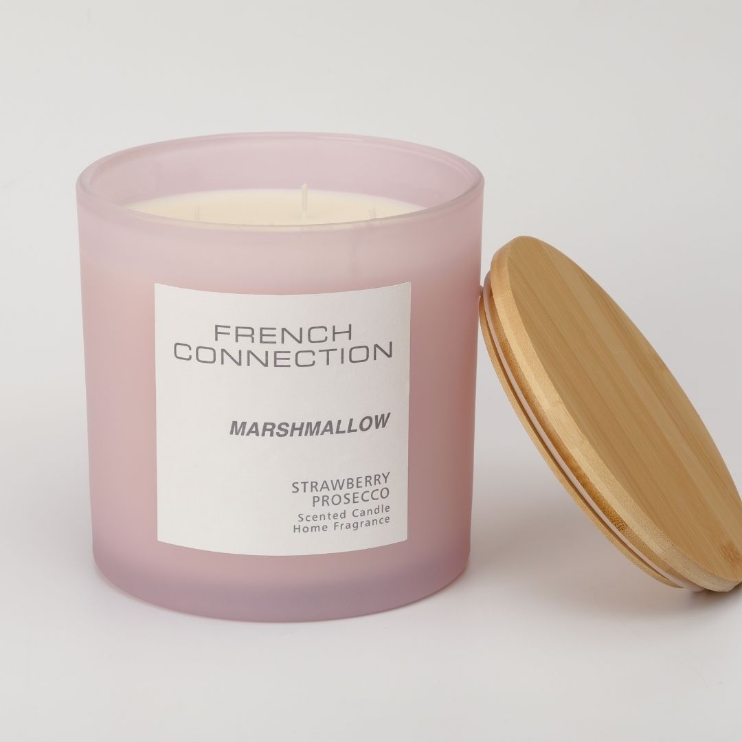 French Connection 4 Wick Scented Candle Marshmallow