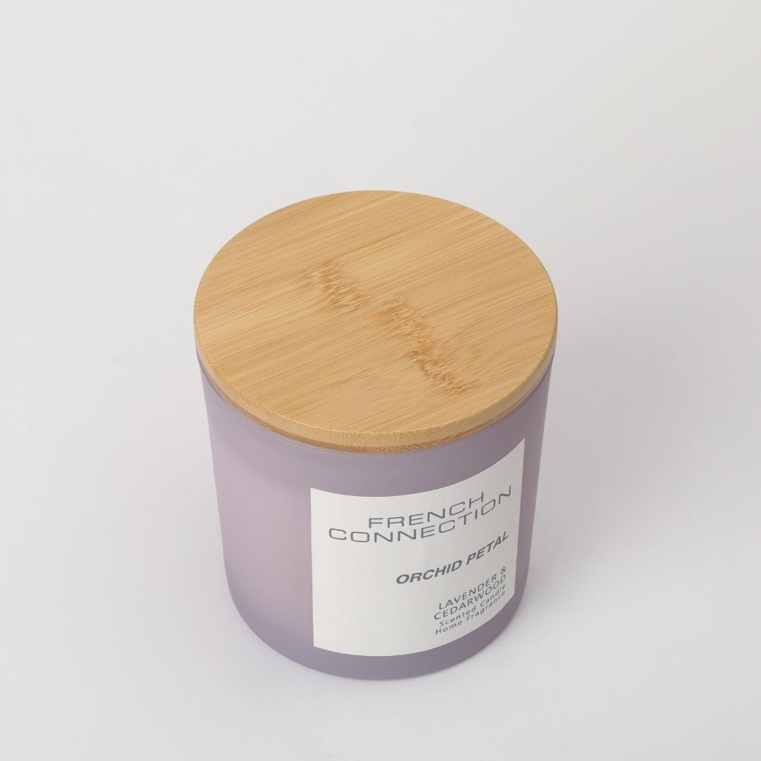 French Connection 2 Wick Scented Candle Orchid Petal