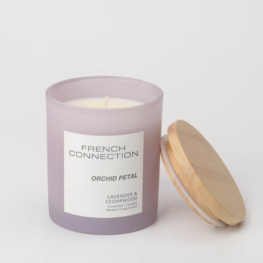 French Connection 1 Wick Scented Candle Orchid Petal