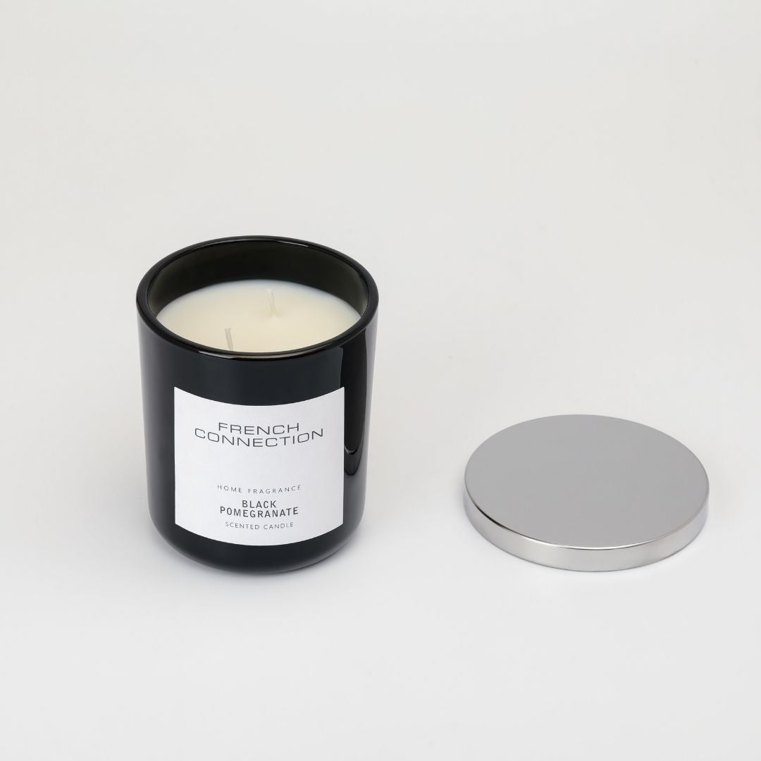 French Connection 1 Wick Scented Candle Black Pomegranate