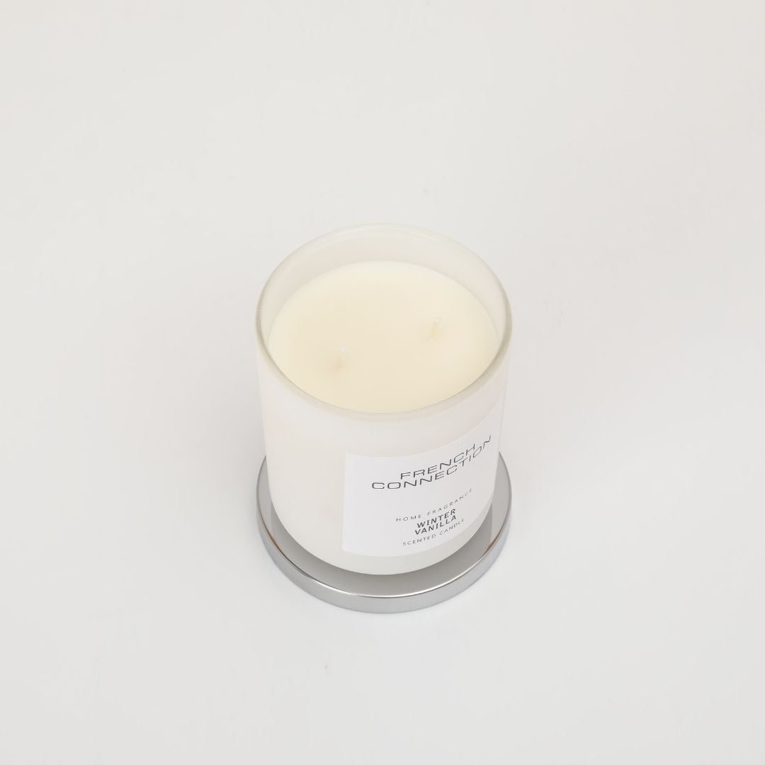 French Connection 2 Wick Scented Candle Winter Vanilla