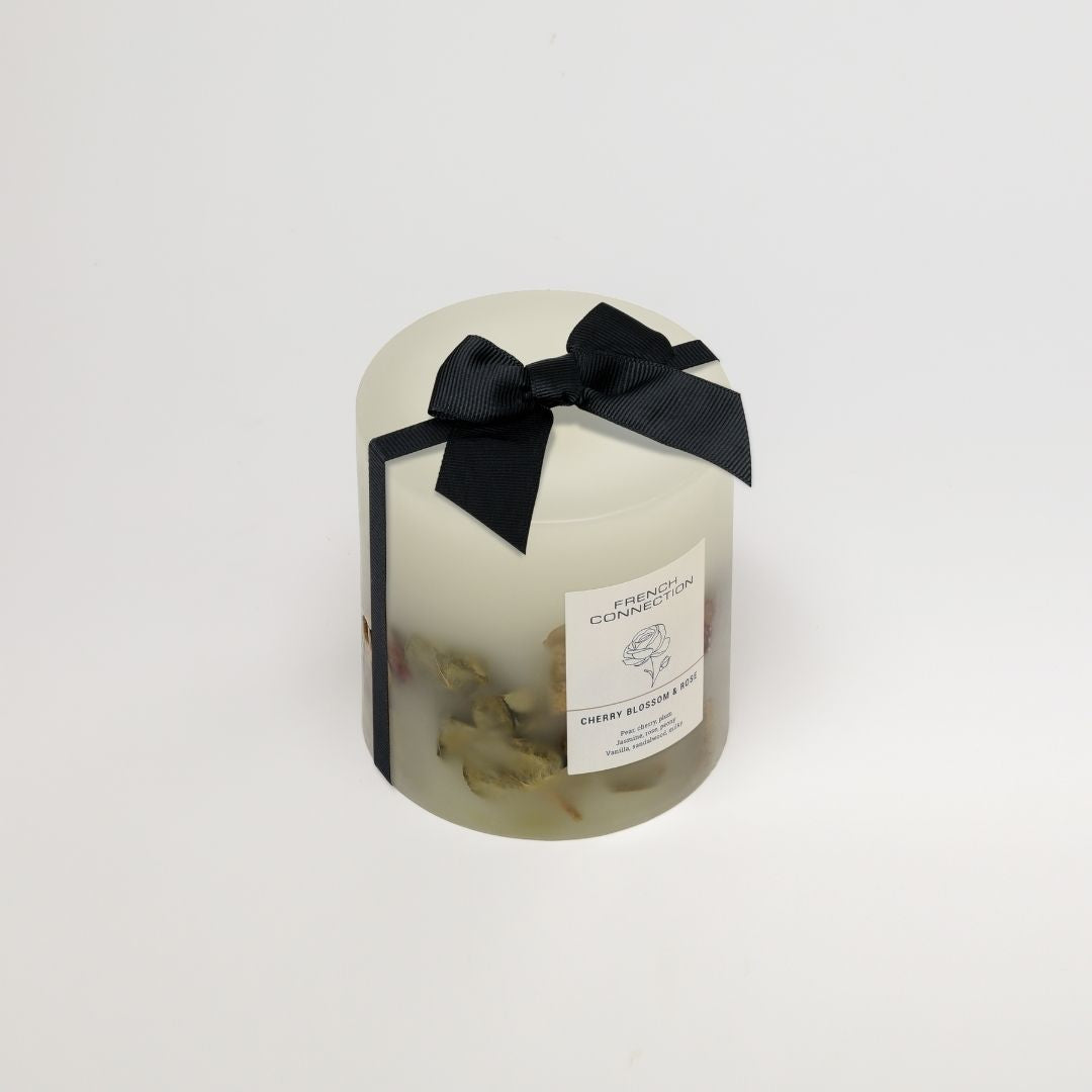 French Connection 1 Wick Scented Candle Cherry Blossom & Rose