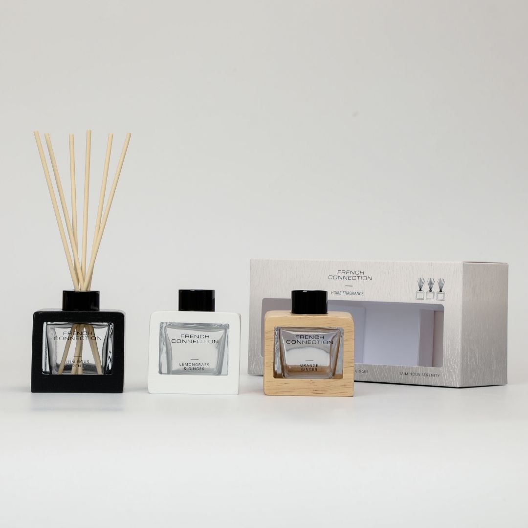 French Connection Set of 3 Small Mixed Reed Diffusers