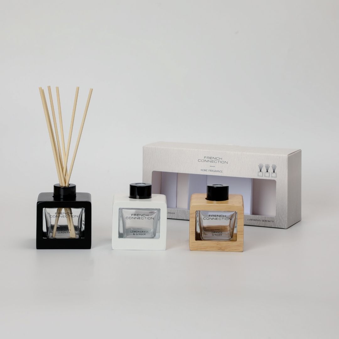 French Connection Set of 3 Small Mixed Reed Diffusers