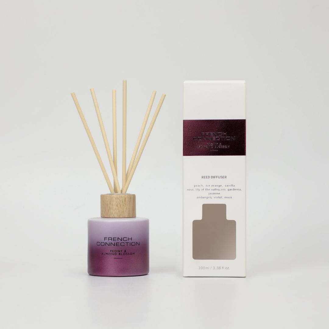 French Connection Reed Diffuser Peony & Almond Blossom