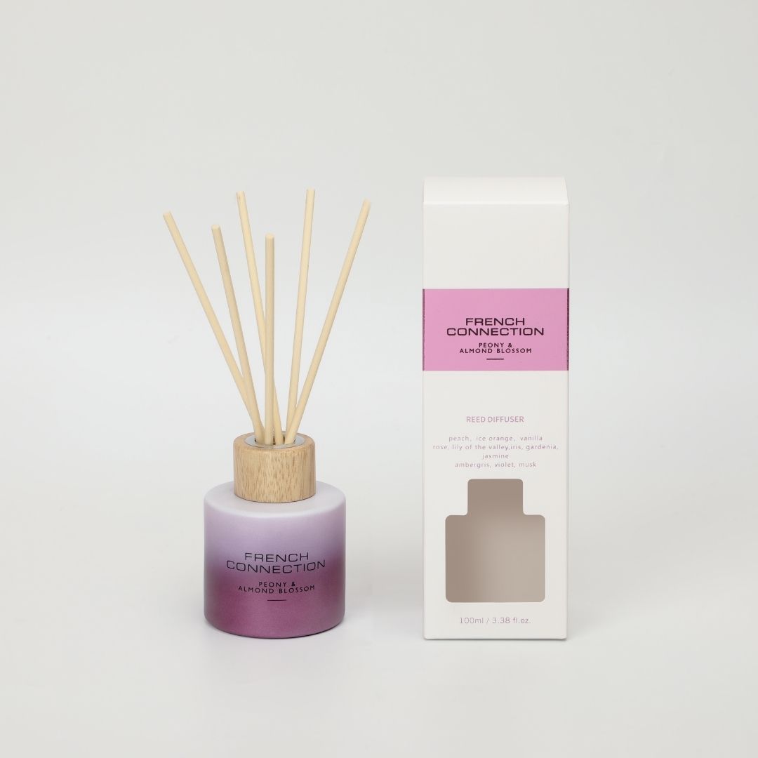 French Connection Reed Diffuser Peony & Almond Blossom