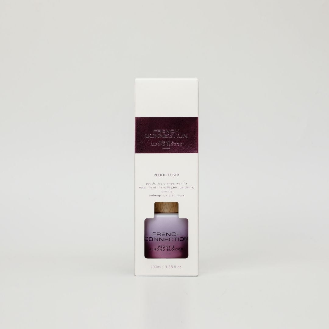 French Connection Reed Diffuser Peony & Almond Blossom