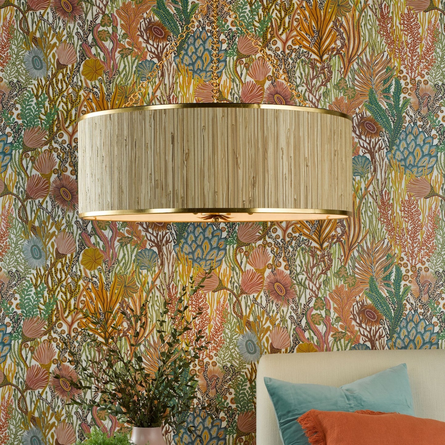 Fenella 8 Light Gold Ceiling Light