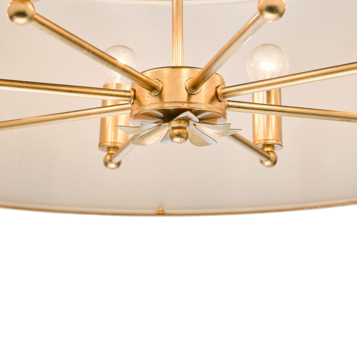 Fenella 8 Light Gold Ceiling Light