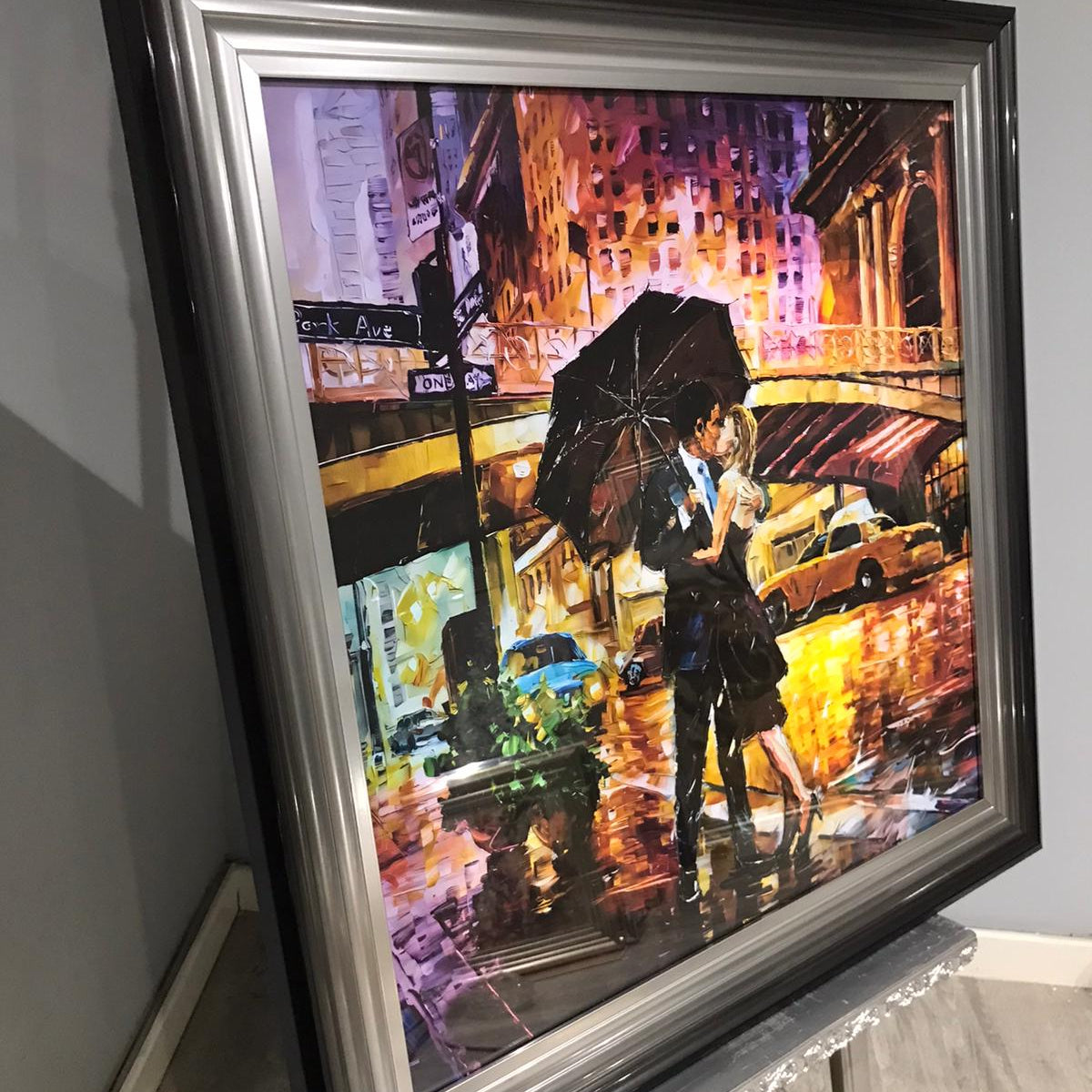 City Couple Large Framed Wall Art