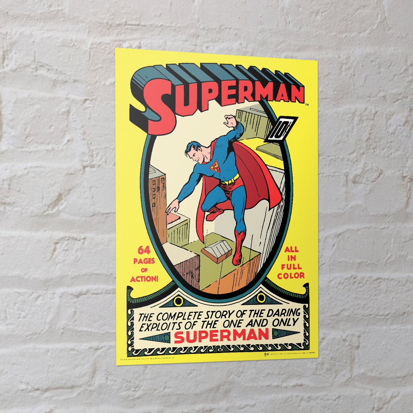 Superman Framed Print 30X40