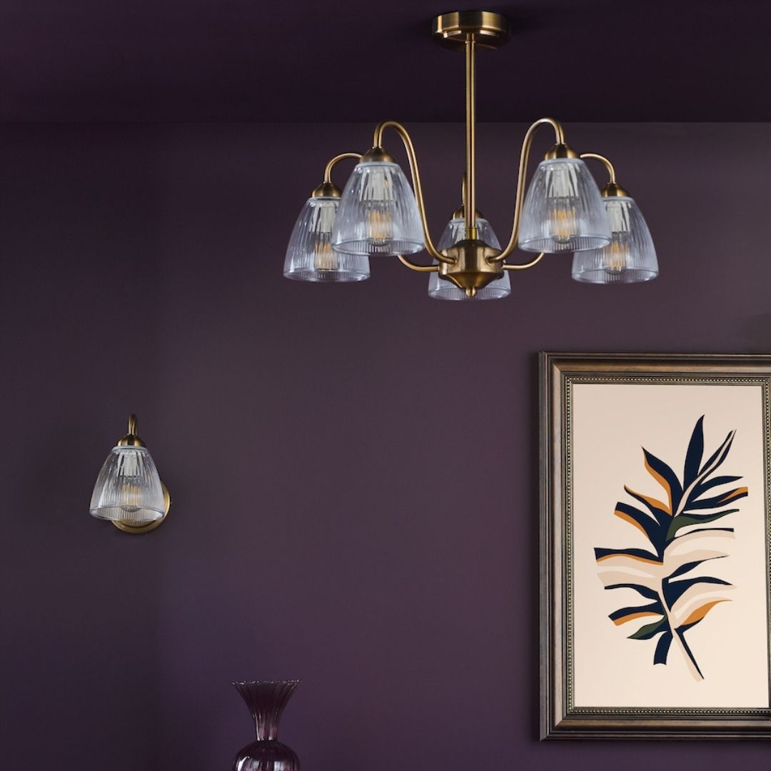 Glynis Antique Bronze Wall Light