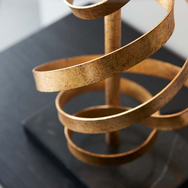 Natela Gold Leaf Table Lamp