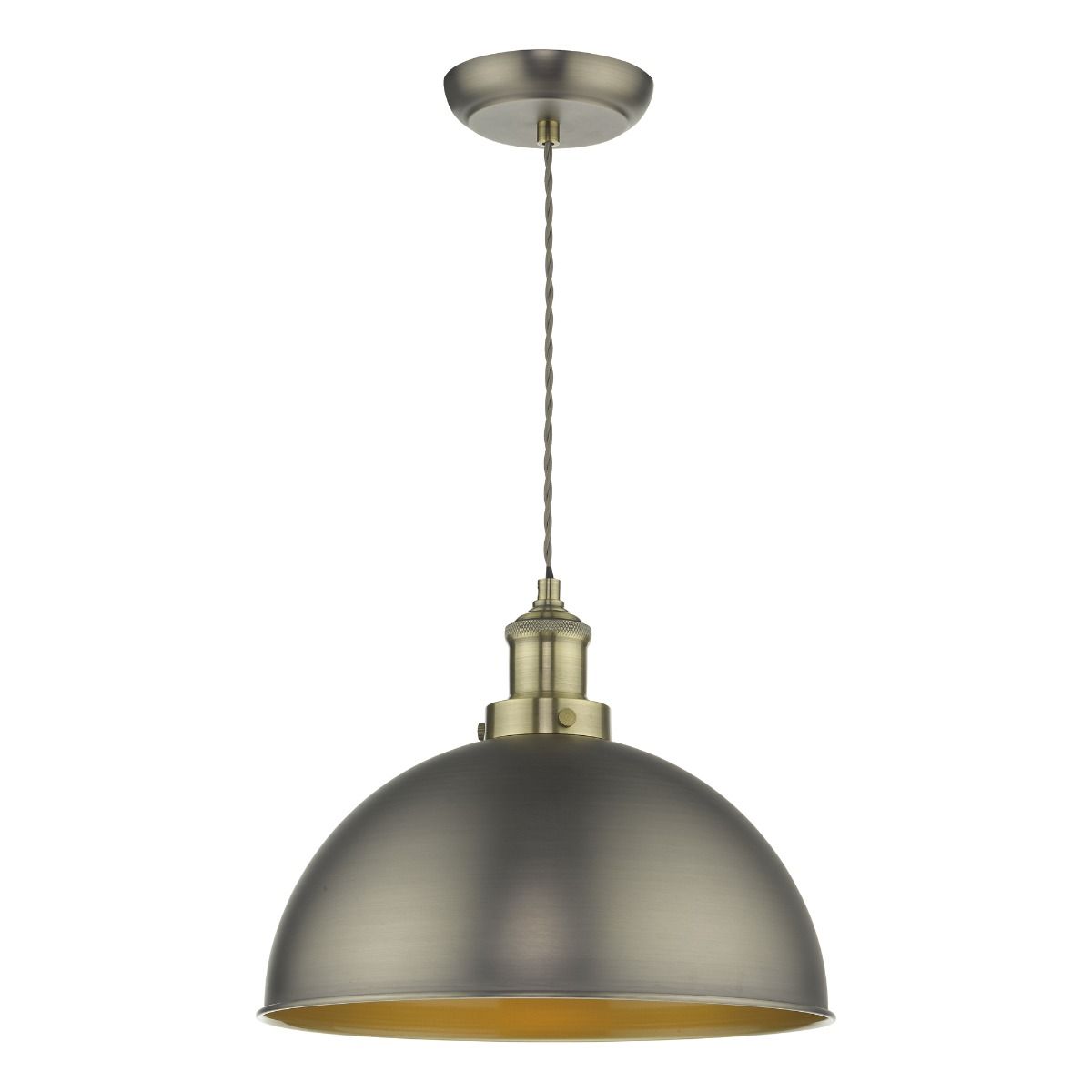 Governor Pendant Antique Brass Ceiling Light