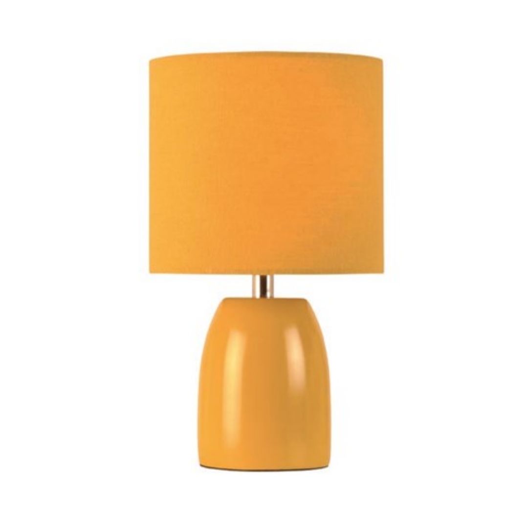 Opal Ochre Yellow Ceramic Table Lamp
