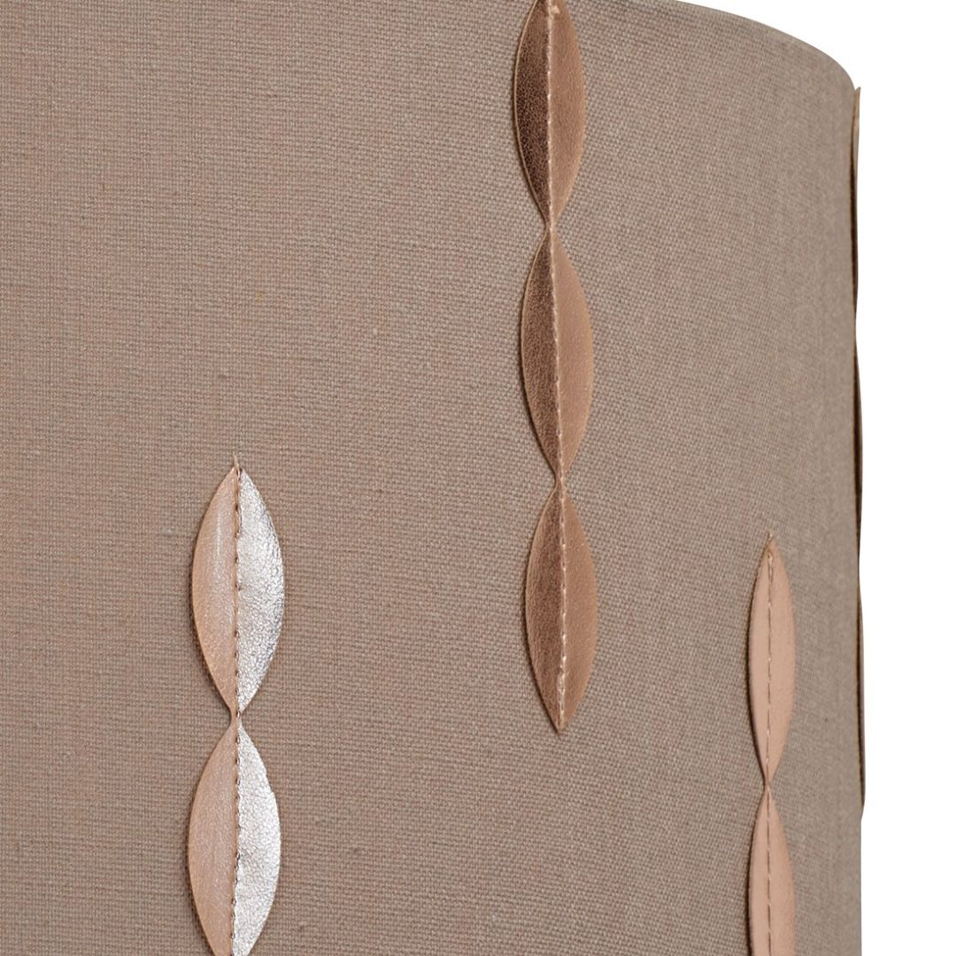 Louie Beige & Copper Easyfit Ceiling Pendant Shade