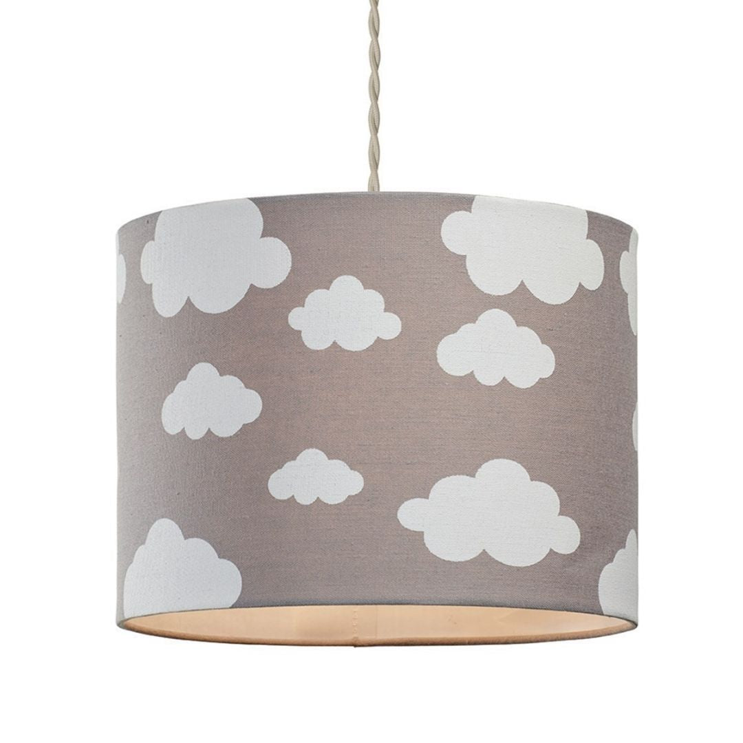 Cloudy Day Grey Easy Fit Pendant Shade