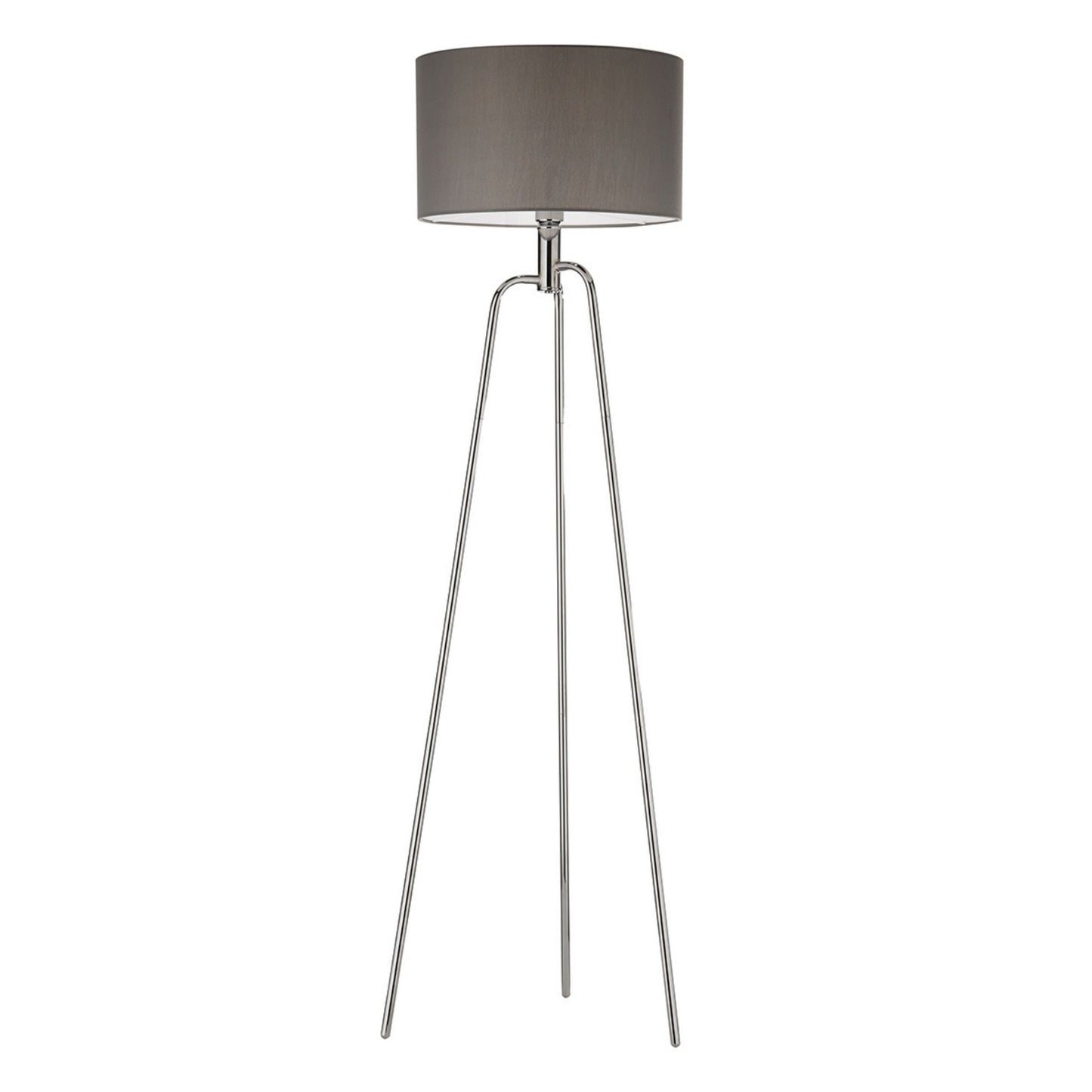 Jerry Polished Chrome Tripod Floor Lamp