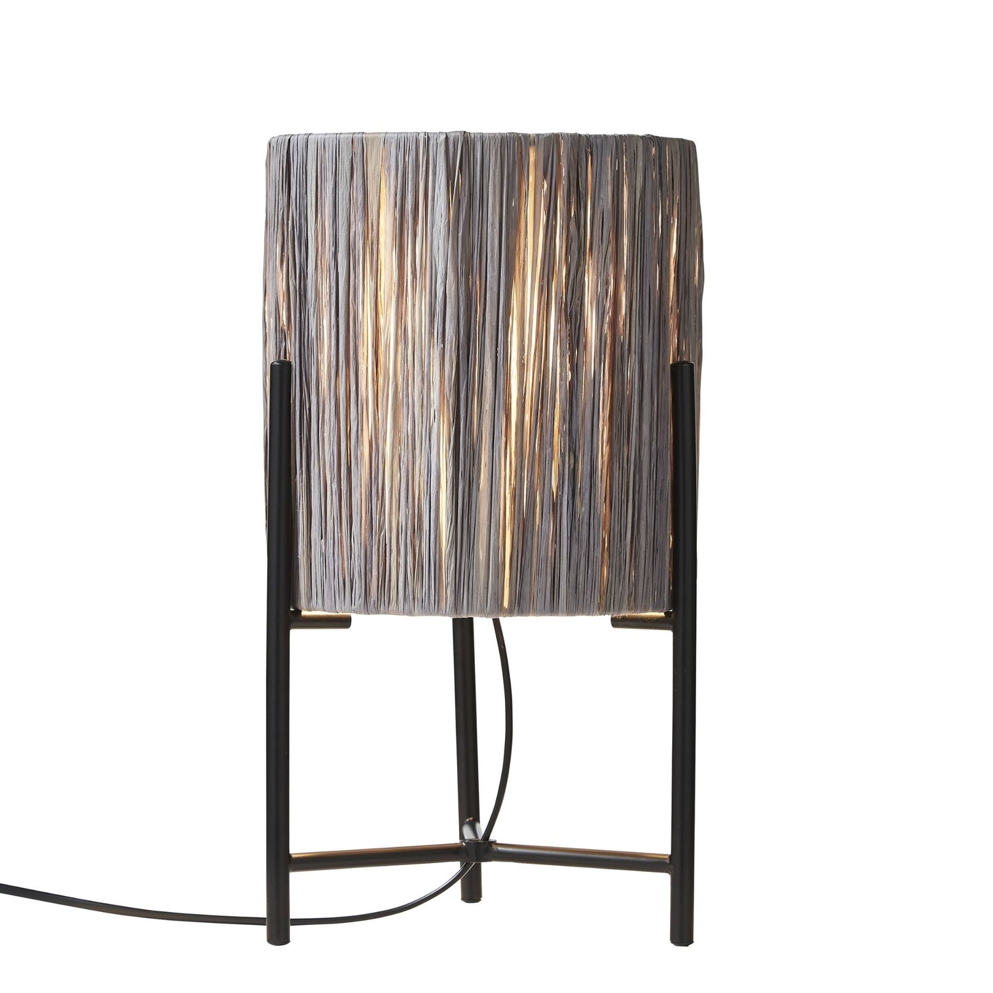 Raff Grey & Black Table Lamp