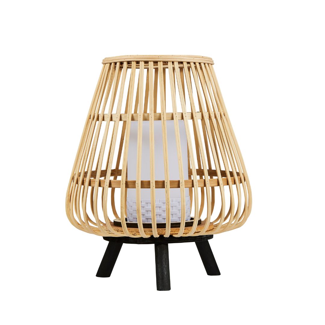 Catalina Bamboo LED Lantern