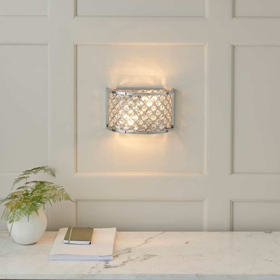 Hudson Crystal Wall Light