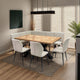 Miami 1.6m Dining Set with Chairs and Corner Bench