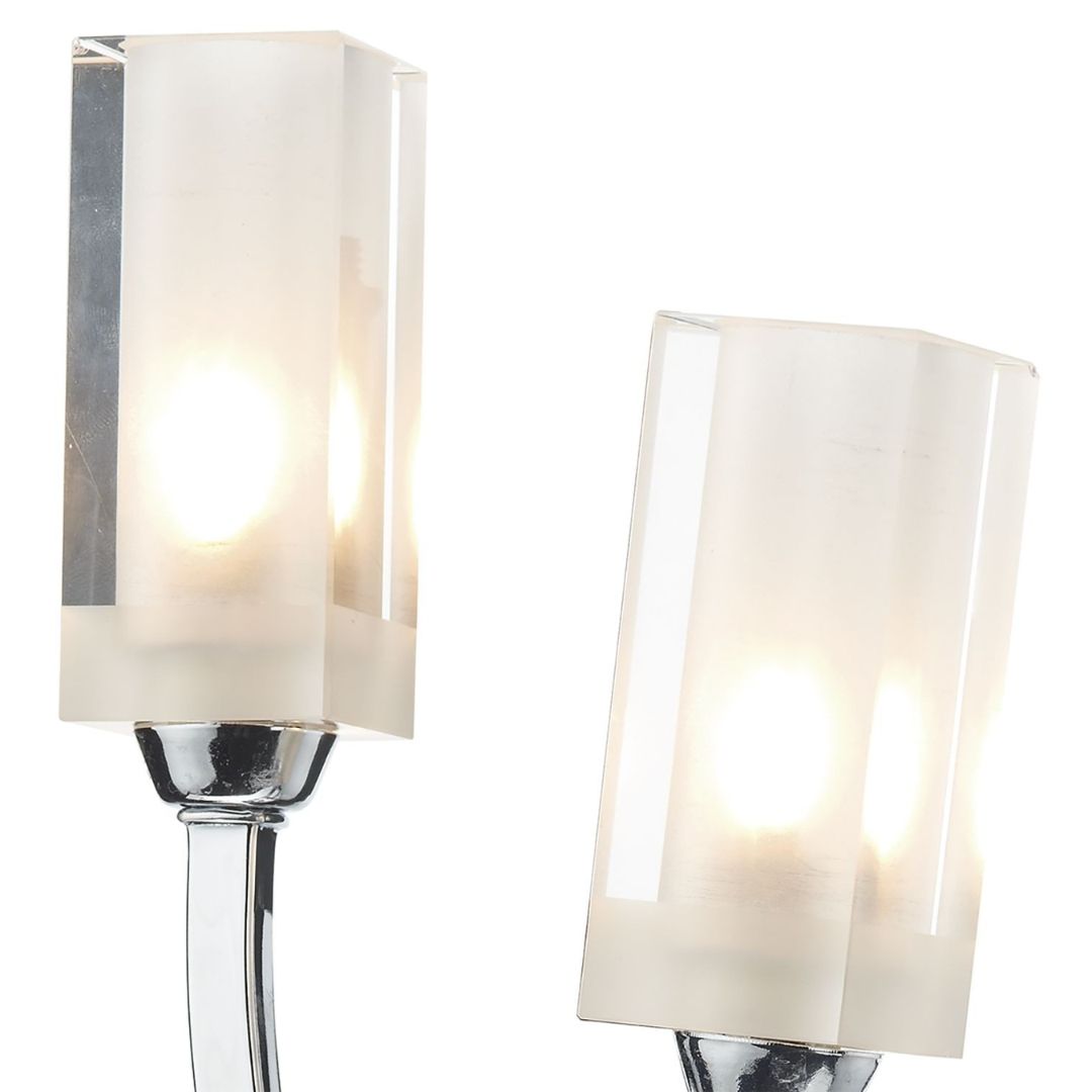 Icarus 2 Light Wall Light Polished Chrome