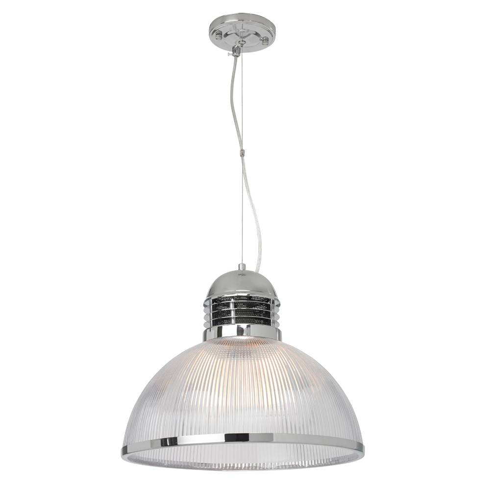 Jodrell Chrome & Clear Pendant Ceiling Light