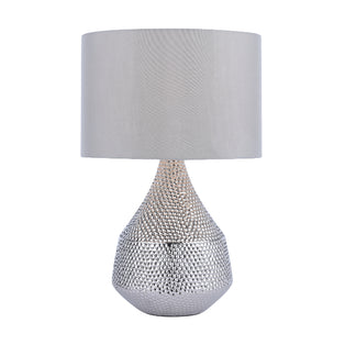 Julietta Silver & White Ceramic Touch Lamp