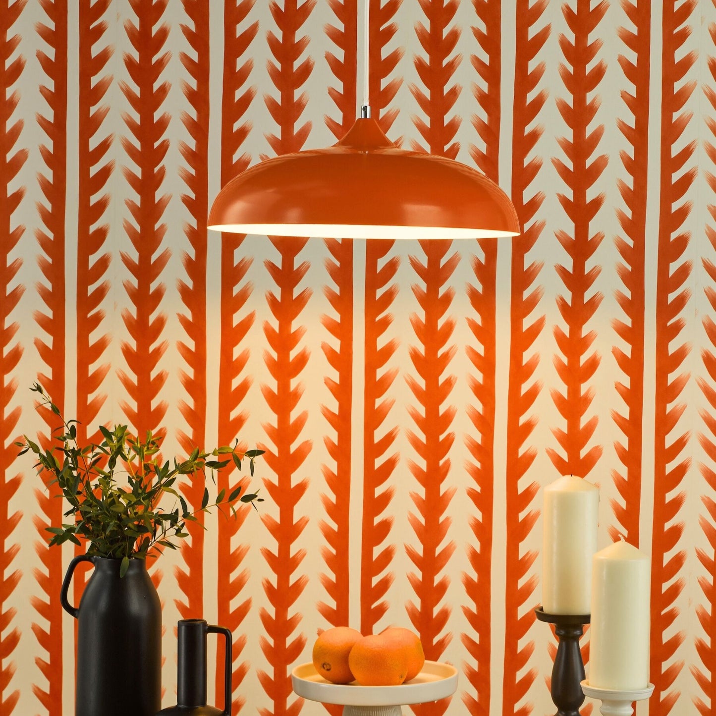 Kaelan Orange Pendant Ceiling Light