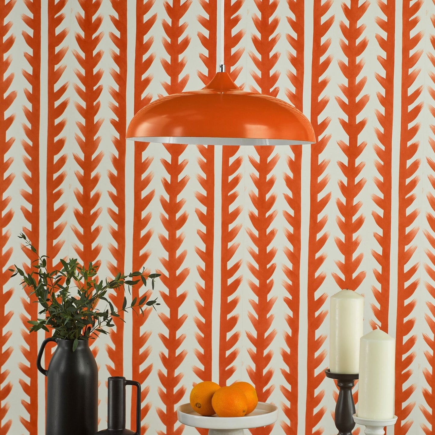 Kaelan Orange Pendant Ceiling Light