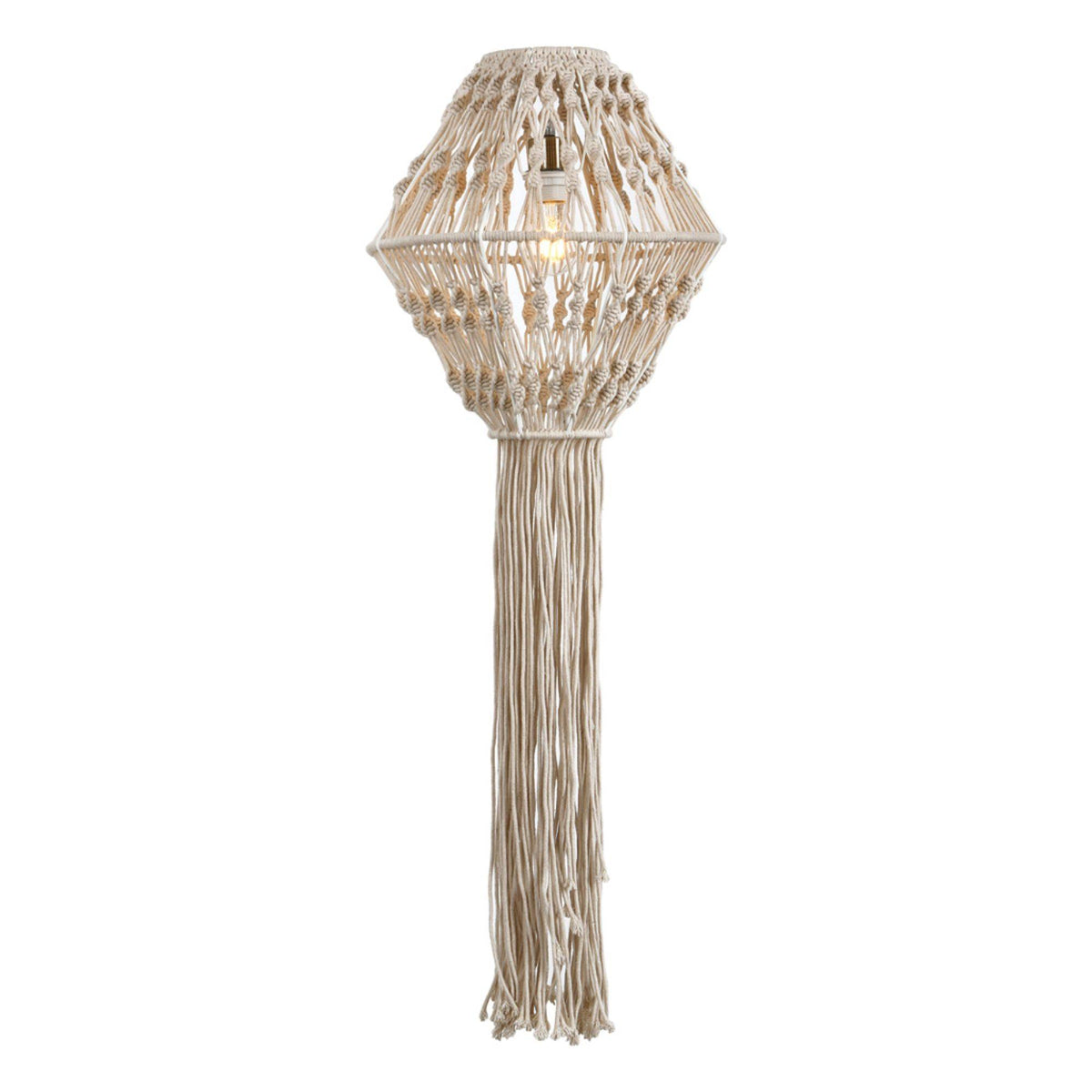 Kaleb Macrame Cream Pendant Light Shade