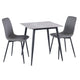 Malmö 2-Seater Dining Set with Grey Table
