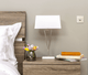 Lizzie Chrome & White Touch Table Lamp