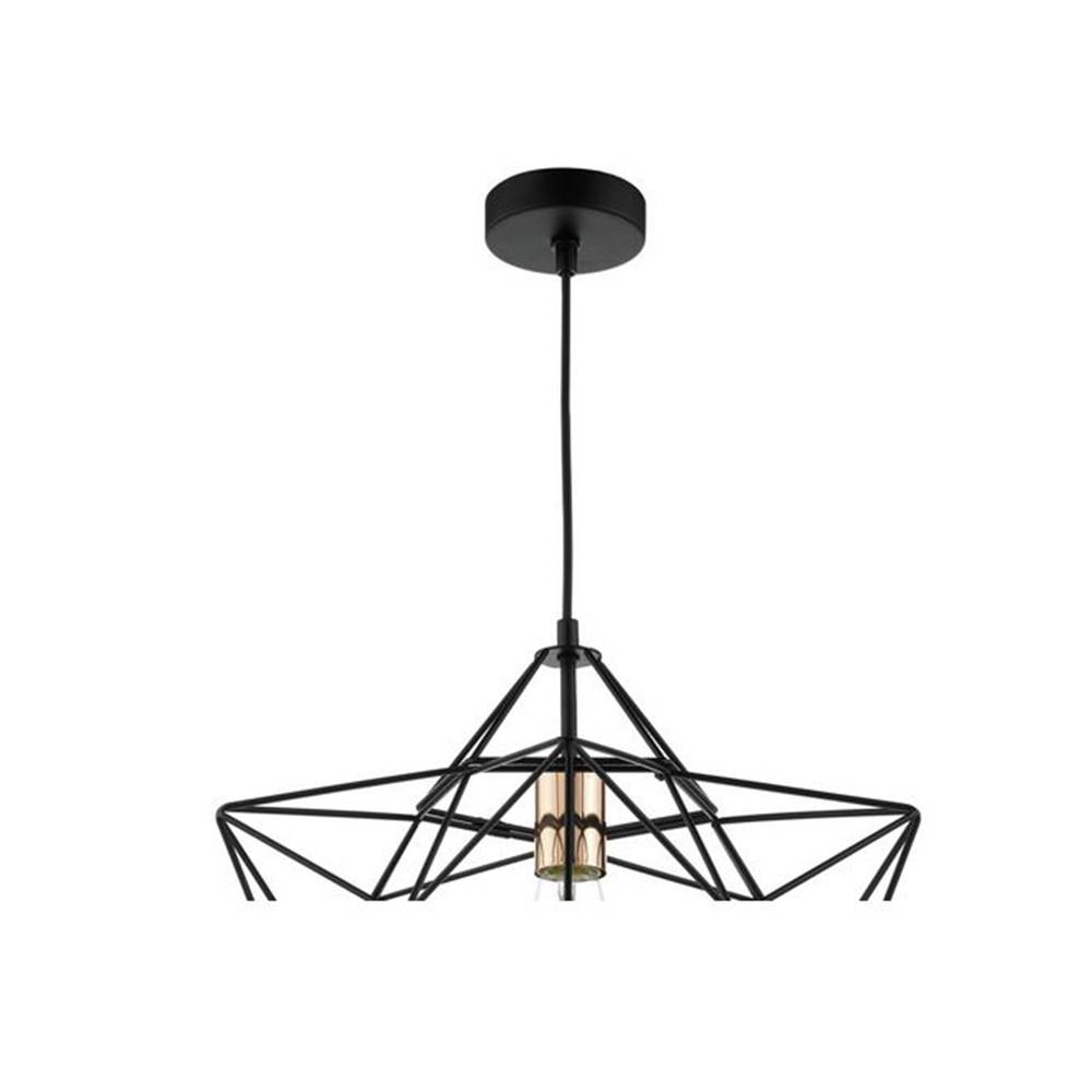 Luanda Pendant Ceiling Light Black/Copper
