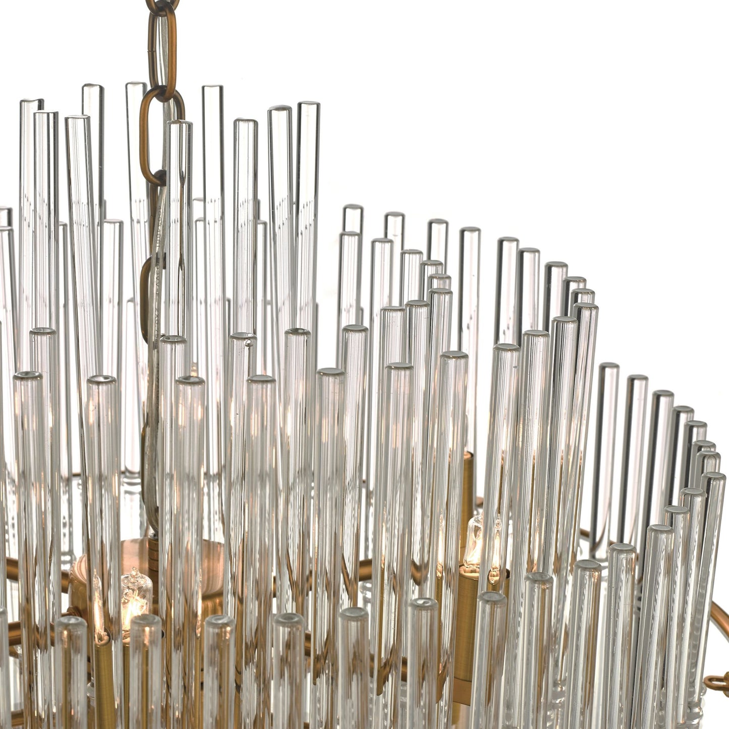 Lukas Antique Gold & Crystal Ceiling Pendant