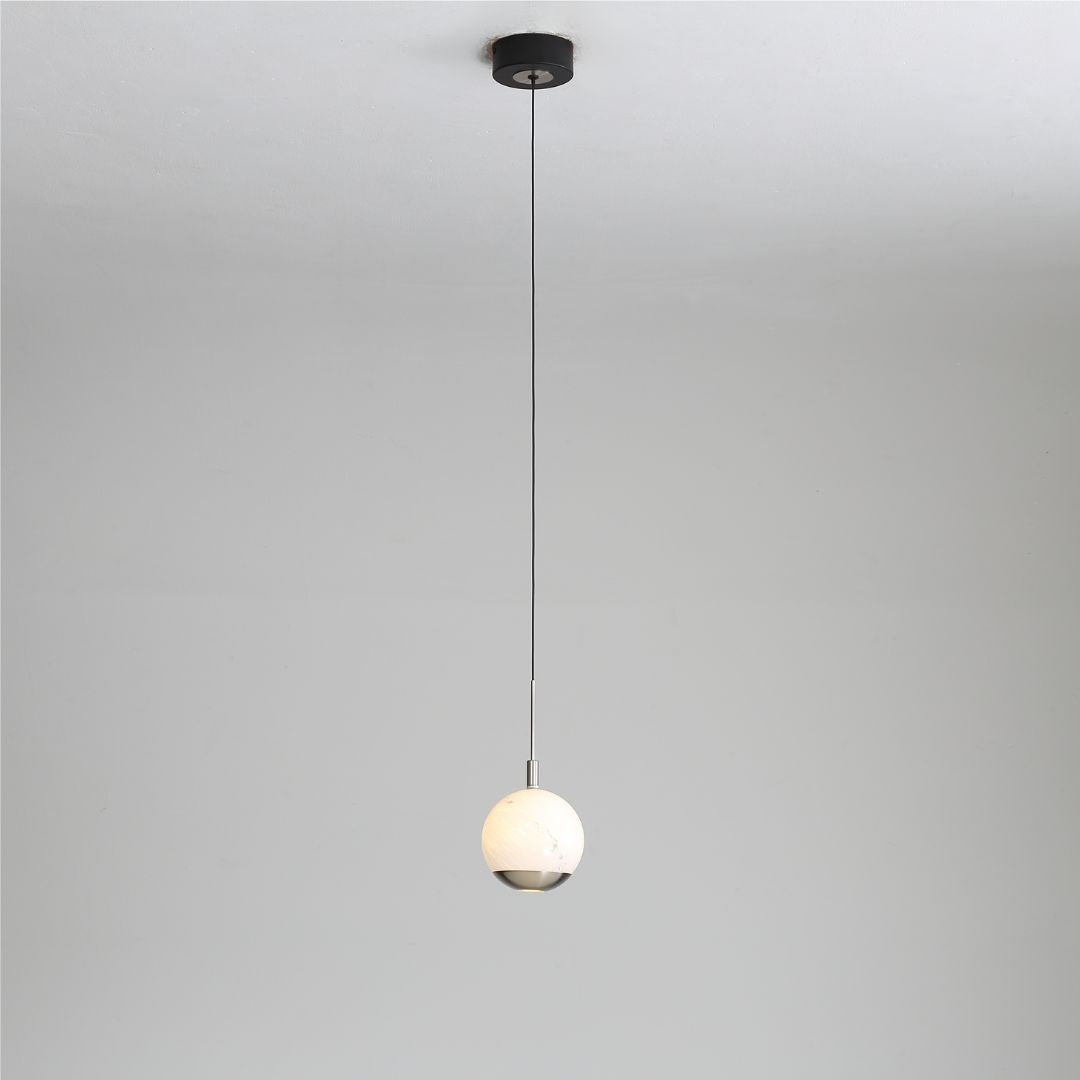 Astrid 1 Light Silver LED Pendant Ceiling Light