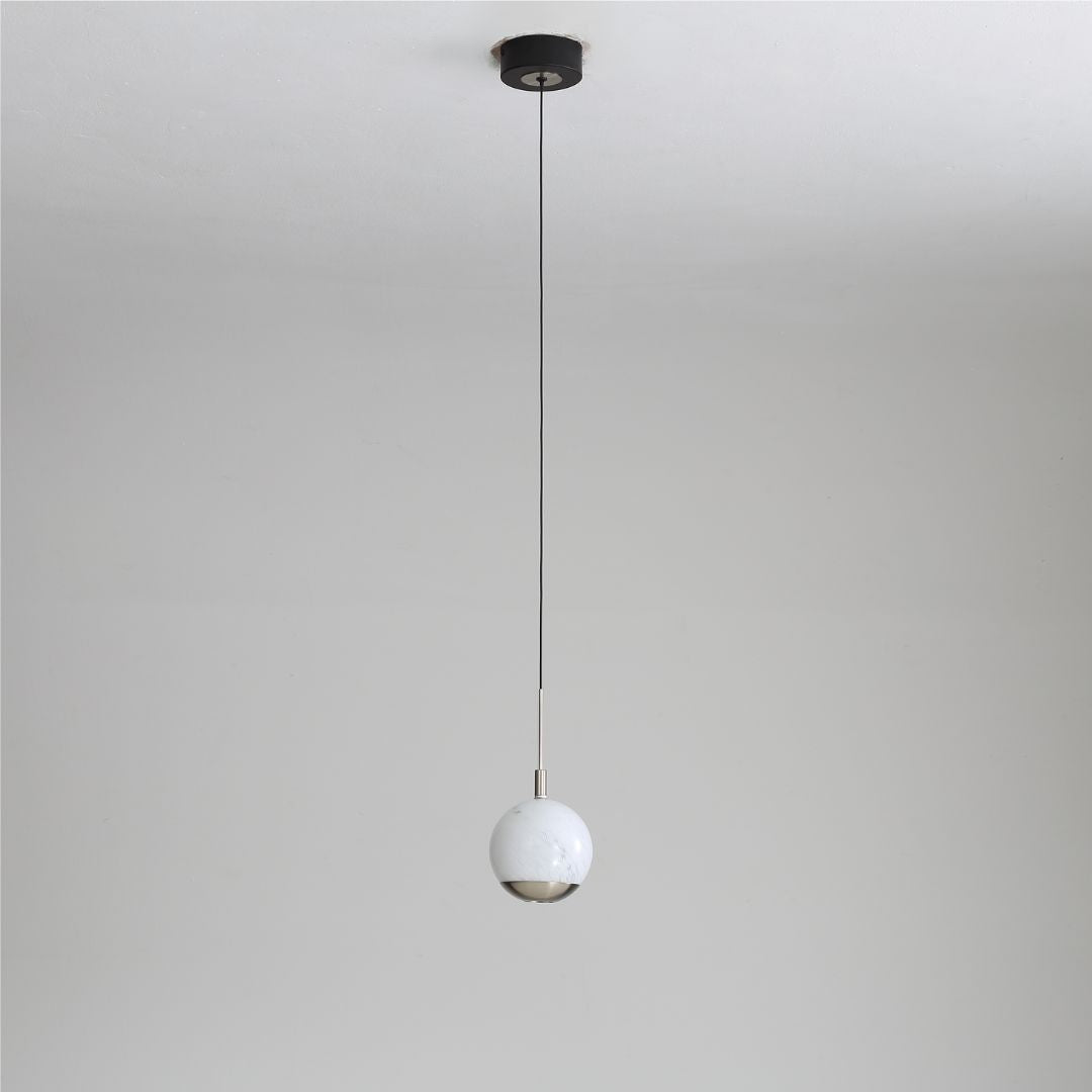 Astrid 1 Light Silver LED Pendant Ceiling Light