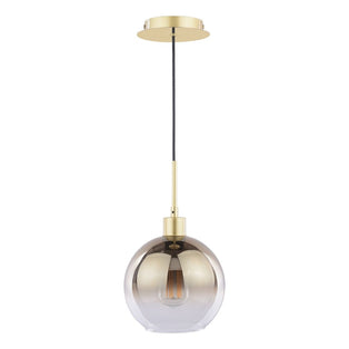 Lycia Gold & Ombre Glass Pendant Ceiling Light