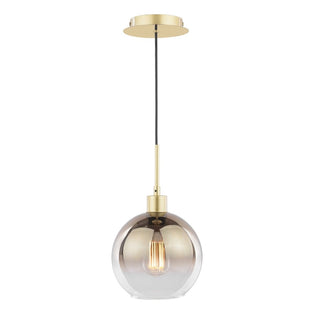 Lycia Gold & Ombre Glass Pendant Ceiling Light