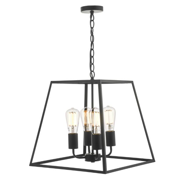 Mauro Lantern Ceiling Light Black
