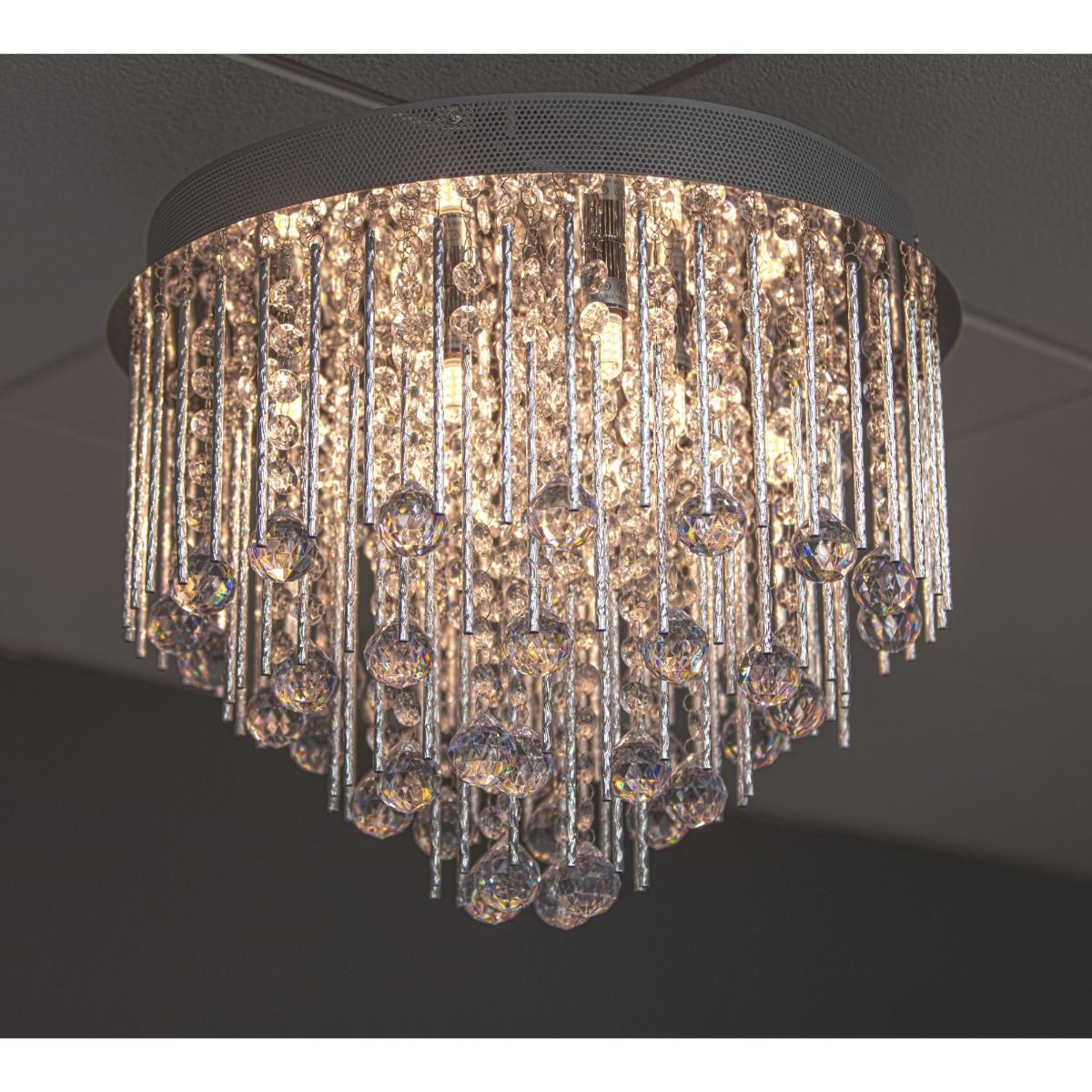 McQueen 8 Light Semi Flush Ceiling Light