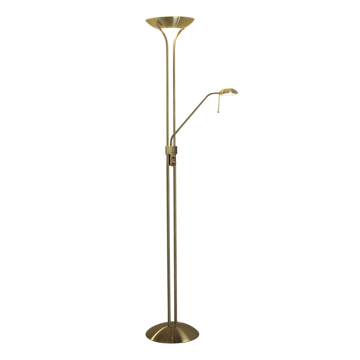Montana Antique Brass Mother & Child Floor Lamp