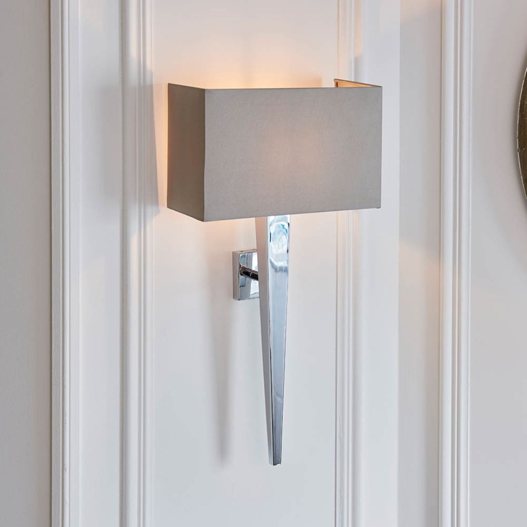 Moreto Wall Bracket Light Polished Chrome