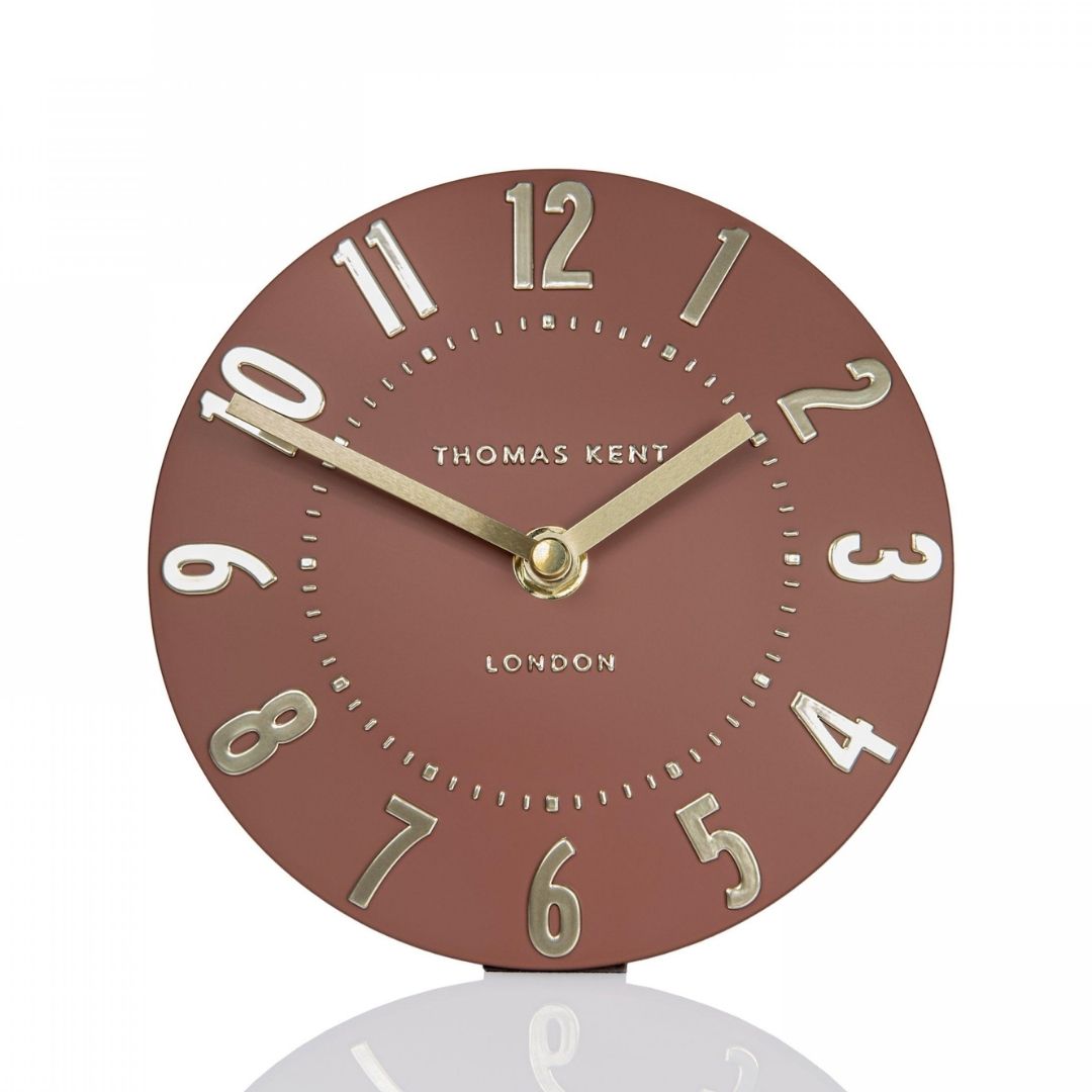 Thomas Kent Mulberry Mantel Clock Auburn